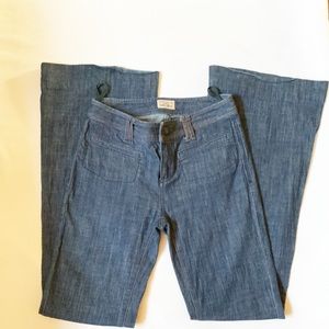 Free People flare wide leg pants